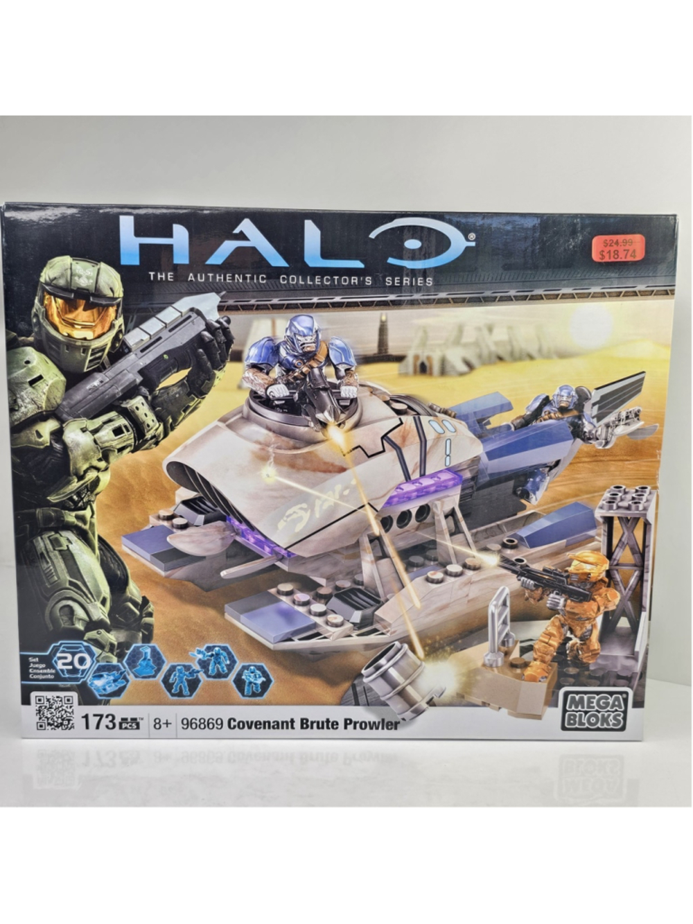 SEALED Mega Bloks Halo Covenant Brute Prowler 173 PCS 2010 96869 NEW